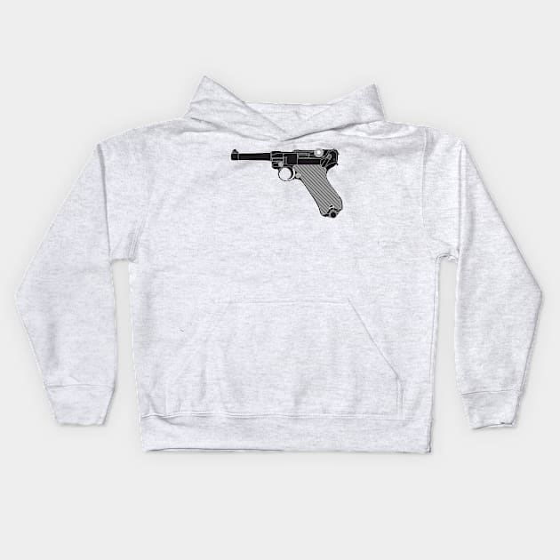 Parabellum Luger P08 and nothing more! Kids Hoodie by FAawRay